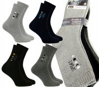 4x Męskie Termiczne z wełny ANGORA Ciepłe Skarpety Zimowe Skarpetki 40-44 N