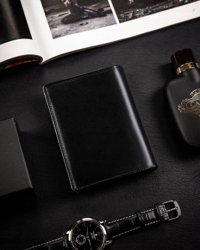 duży portfel męski ze skóry naturalnej - rovicky na Arena.pl