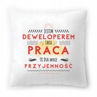 Poduszka Dla Dewelopera Na Urodziny Prezent Z Nadrukiem Ze Zdjęciem