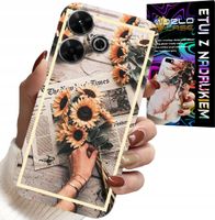 ETUI DO XIAOMI REDMI 13 4G - KWIATISTY WZÓR SŁONECZNIK SŁONECZNIKI