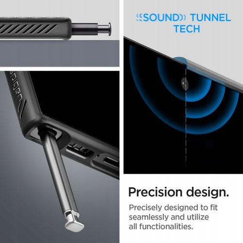 ETUI DO GALAXY S23 ULTRA SPIGEN LIQUID AIR CZARNY MATOWY na Arena.pl