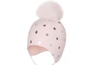 BROEL Margherita czapka na zimę dla dziewczynki różowa 44-46