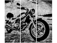 OBRAZ MOTOCYKL VINTAGE