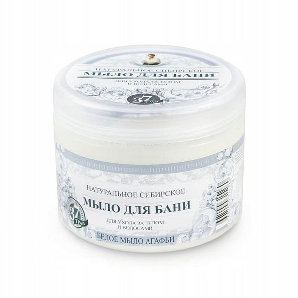 BABUSZKA AGAFIA MYDŁO SYBERYJSKIE BIAŁE 500 ml zdjęcie 1
