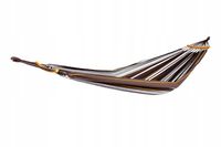 Hamak dwuosobowy XXL 250x150cm solidny 160kg kolor materiał duży