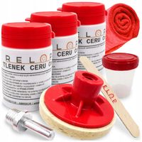 ZESTAW DO USUWANIA RYS NA SZYBIE TLENEK CERU 300g POLEROWANIE SZYB