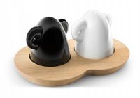 ZESTAW SOLNICZKA I PIEPRZNICZKA PRACTIC CZARNY BIAŁY