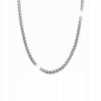 Łańcuszek ze stali chirurgicznej 55 cm grubość 4 mm