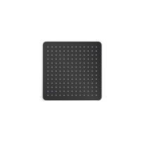 Głowica prysznicowa 20 cm kwadratowa slim, czarny mat