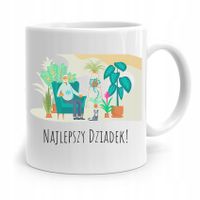 Kubek Prezent Na Dzień Dziadka Najlepszy Dziadek! Z Nadrukiem Ze Zdjęciem