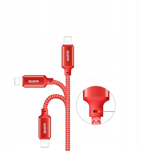 ESR MOCNY PLECIONY KABEL USB-C LIGHTNING IPHONE PD na Arena.pl