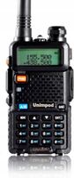 WALKIE TALKIE UNIMPED UV-5R DWUZAKRESOWE 65 MHZ LED FM 128 KANAŁÓW FM VOX