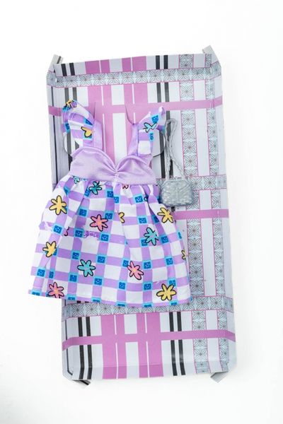 Ubranka dla Lalek SUKIENKA TOREBKA spódniczka Ciuchy #A1 zdjęcie 7