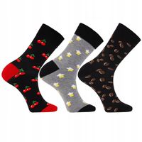 Skarpetki Męskie Bawełniane Kolorowe Skarpety Długie MORAJ 3-PARY 39-42