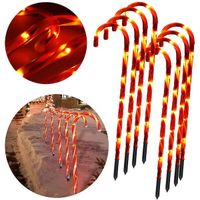 Laski cukrowe 8 szt. oświetlenie Led dekoracje świąteczne