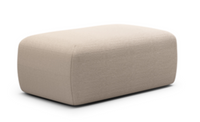 Beżowa Pufa Do Narożnika 102x62 cm LUKKO IT - Różne Kolory