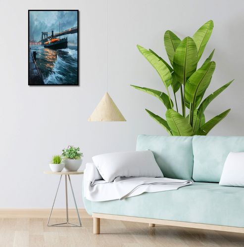 Plakat 40x60cm Stary Parowiec na Arena.pl