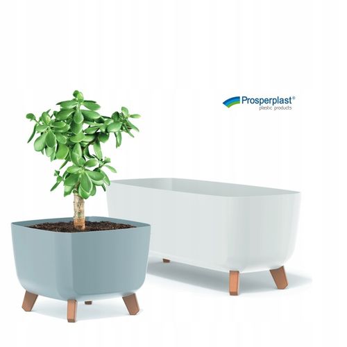 Doniczka na nóżkach Gracia Case DGCL400 Biała na Arena.pl