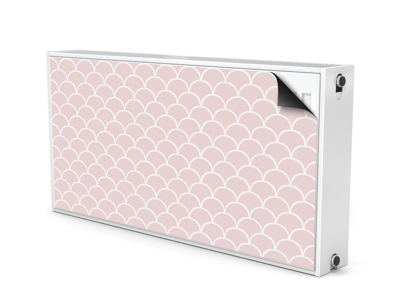 Maskownica Magnetyczna GRZEJNIKA Drobny Różowy Wzór GEOMETRYCZNY 80cm x 60cm zdjęcie 2