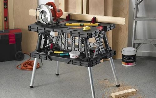 STÓŁ WARSZTATOWY SKŁADANY WORK TABLE 237005 KETER na Arena.pl