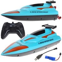 Łódź Łódka Motorówka Zdalnie Sterowana RC Pilot - niebieska