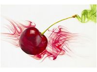 60X40CM SOCZYSTA WIŚNIA OBRAZ DRUK