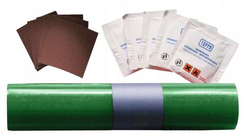 zestaw naprawczy do łatania plandek 220x32cm zielony na Arena.pl