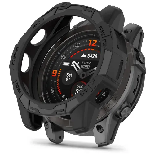Etui Tech-Protect Defense Air na Garmin Fenix 7 / 7 Pro - czarne na Arena.pl