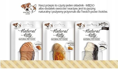 Natural Kitty - Gotowany na parze dorada 6 x 30 g na Arena.pl