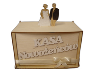 skrzynia na kasę kasa nowożeńców | 2428