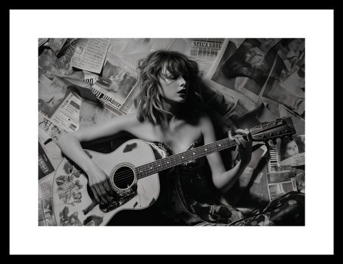 Plakat 29,7x21cm Młoda Gitarzystka na Arena.pl
