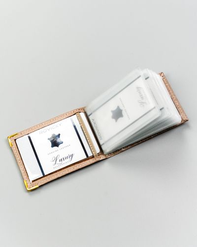 etui na karty skórzane 301-bl-beige na Arena.pl