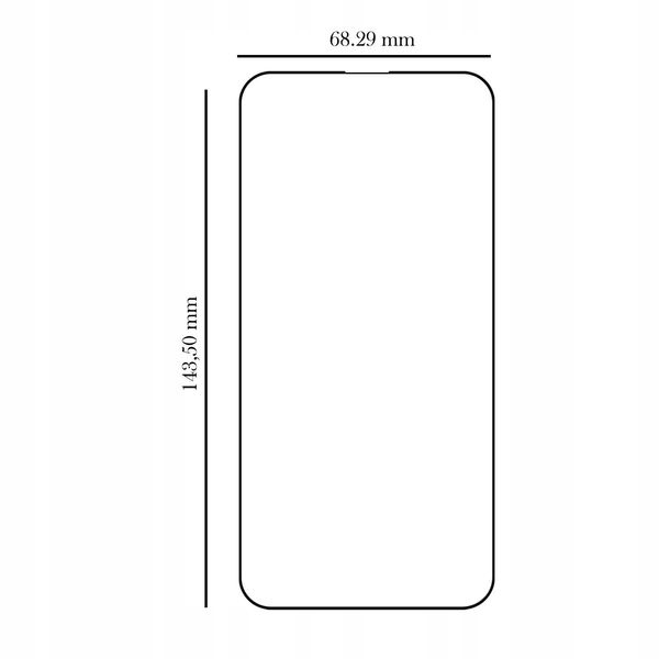 Spacecase Glass Full Cover Do Iphone 13/13 Pro/14/16E zdjęcie 5