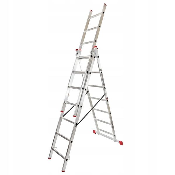Drabina aluminiowa Hillagi 3x7 zdjęcie 3