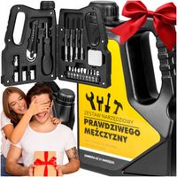 ZESTAW NARZĘDZI ROWEROWYCH SAMOCHODOWYCH PREZENT DZIEŃ MĘŻCZYNY MĘŻA FACETA