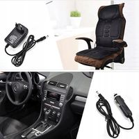 MATA GRZEWCZA DO SAMOCHODU DOMU NA SIEDZENIE Z PILOTEM I FUNKCJĄ MASAŻU