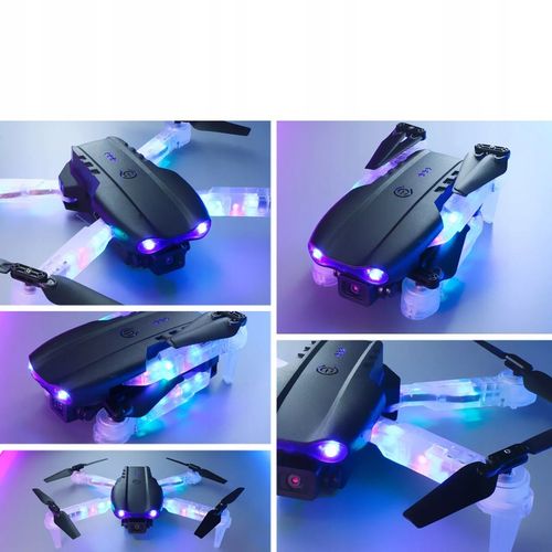 INTELIGENTNY E99D DRON Z PODWÓJNE KAMERY ZABAWKA SKŁADANIE CZTEROOSIOWE na Arena.pl