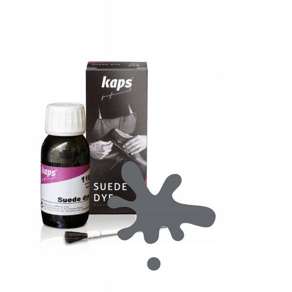 SUEDE DYE 50 ML JASNOSZARY - KAPS PROFESSIONAL zdjęcie 1