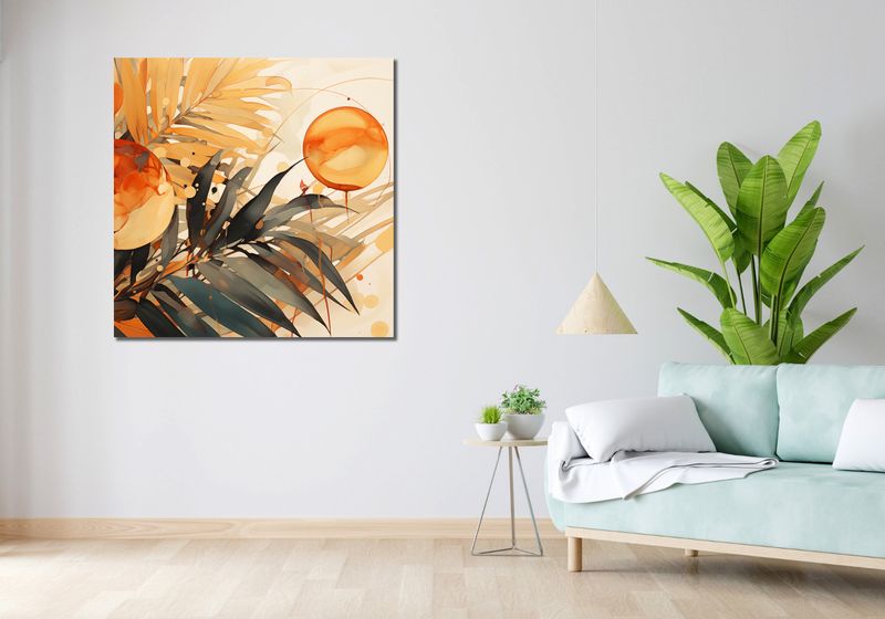 Obraz 100x100cm Słoneczny Zefir zdjęcie 2