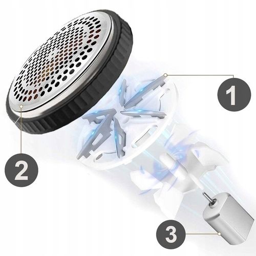 GOLARKA DO UBRAŃ MASZYNKA DO SWETRÓW TKANIN KANAPY 6 WYMIENNYCH NOŻY ZESTAW na Arena.pl