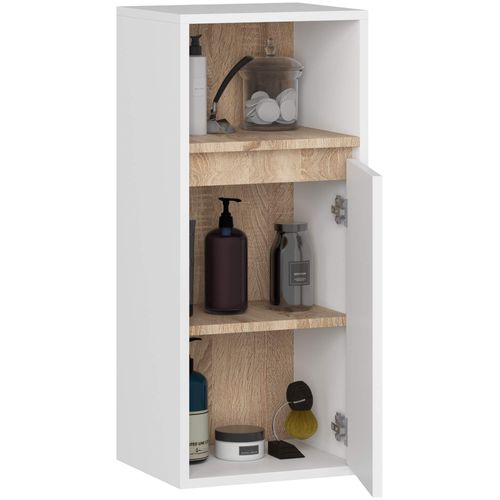 SZAFKA ŁAZIENKOWA WISZĄCA VAMI W35 1D 1W BIAŁA / DĄB SONOMA na Arena.pl