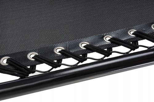 Leżak Ogrodowy WZMACNIANY ZERO GRAVITY metal czarny składany GRATIS PÓŁKA! na Arena.pl