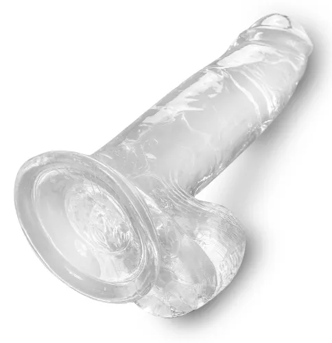 king cock clear model z przyssawką przezroczysty 18 cm tpe na Arena.pl