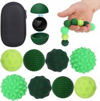 Zabawka antystresowa magnetyczne kulki sensoryczne z silikonu zestaw 8szt.