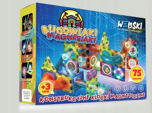 EDUKACYJNA ZABAWKA DLA DZIECKA 4 5 6 7 8 LATKA ZAMEK KLOCKI MAGNETYCZNE na Arena.pl