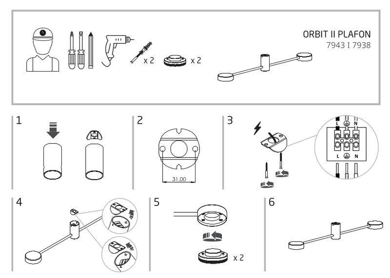 Plafon LAMPA loftowa ORBIT 7938 Nowodvorski salonowy kinkiet molekuły sticks białe zdjęcie 4
