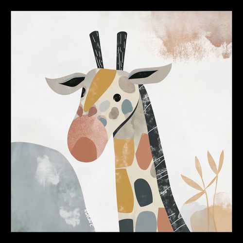 Plakat 30x30cm Żyrafa Bambino na Arena.pl