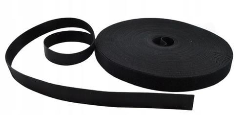 Taśma opaska rzep rzepowa organizer kabli 20mm 25m na Arena.pl