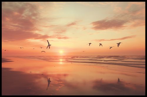 Plakat 86,4x56,8cm Spokojna Przystań na Arena.pl