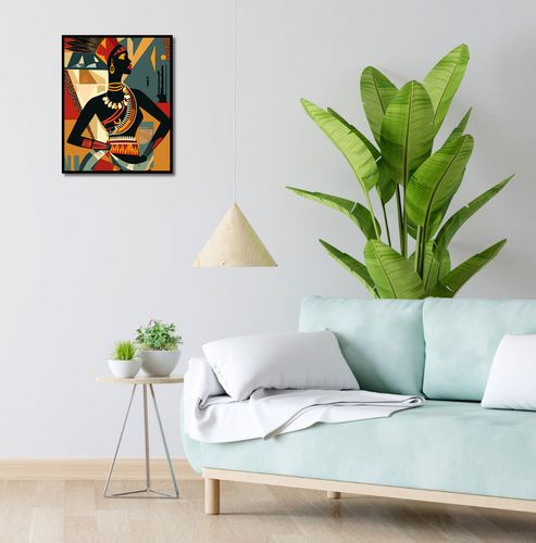 Plakat 40x50cm Afrykańska Mozaika na Arena.pl
